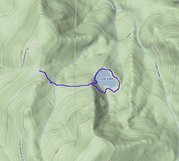Cody Lake Route