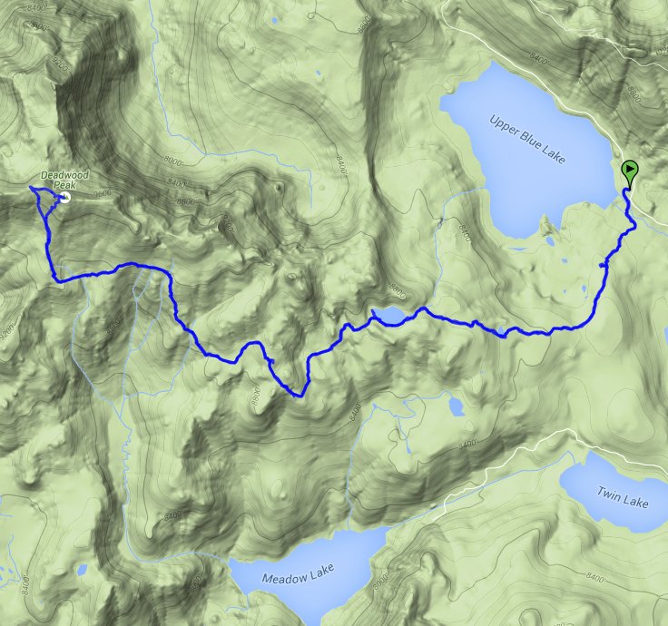 Deadwood Peak Route