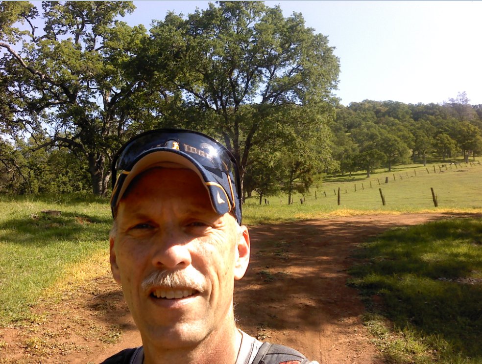 Self-photo on the trails