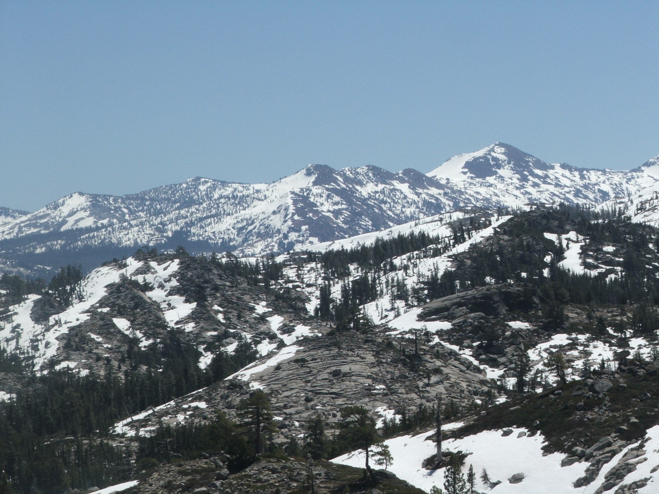 Desolation Wilderness to the south