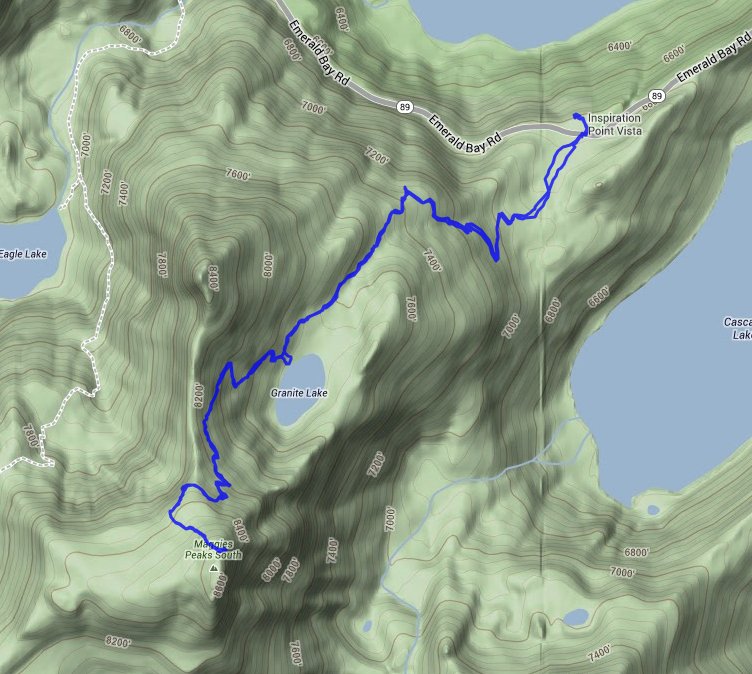 S Maggies Peak Route