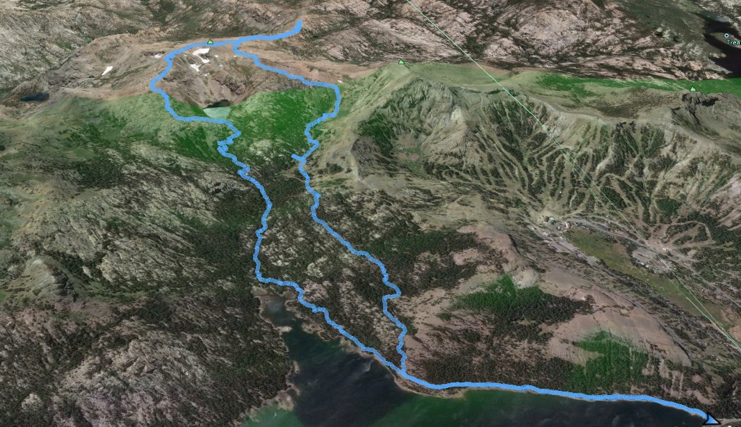 GPS Track of Hike