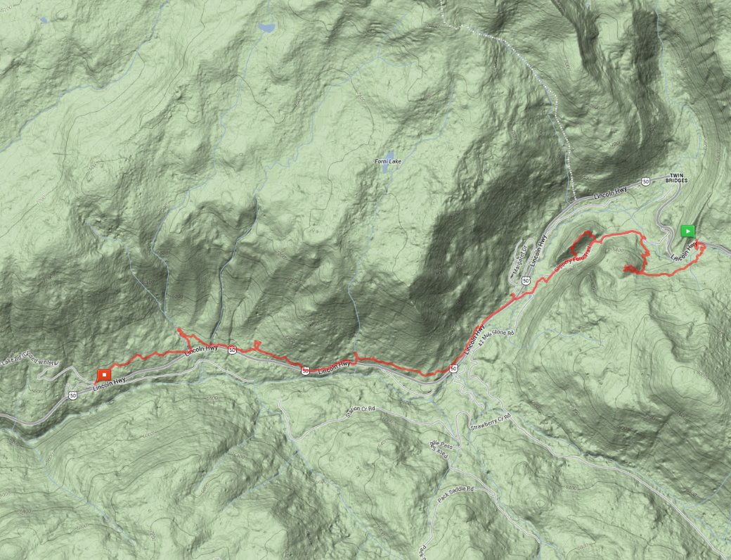 Pony Express Lover's Leap route