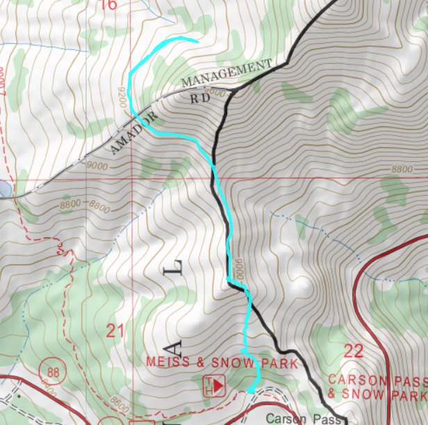 Red Lake Peak Route