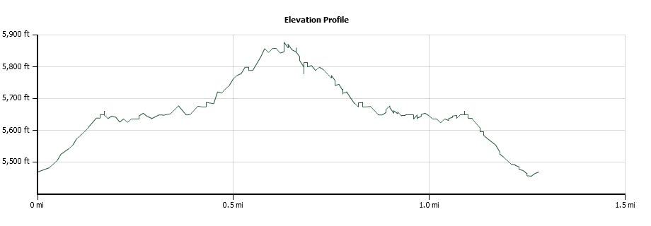 Silver Creek Falls Elevation Profile