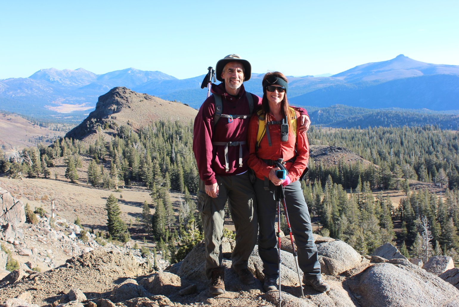 Phil and Julia on the PCT