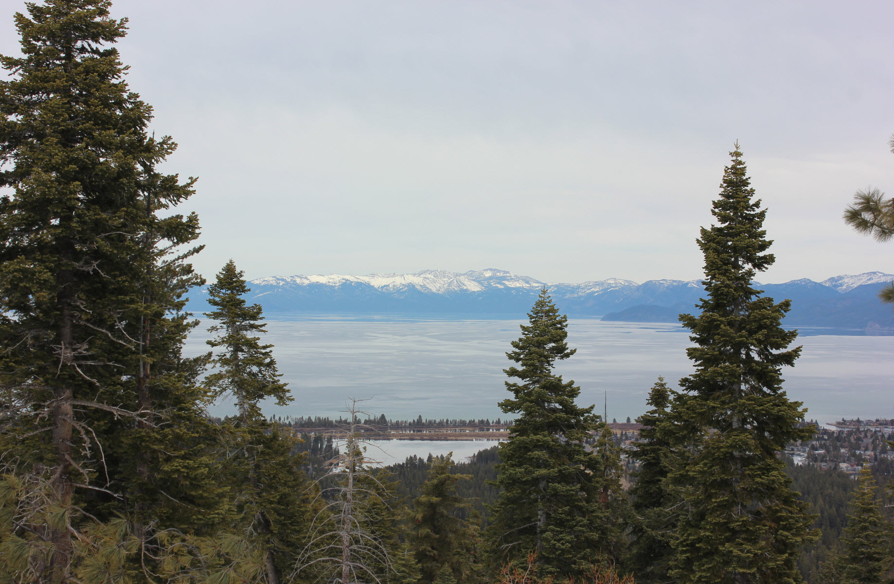 Lake Tahoe from the peak