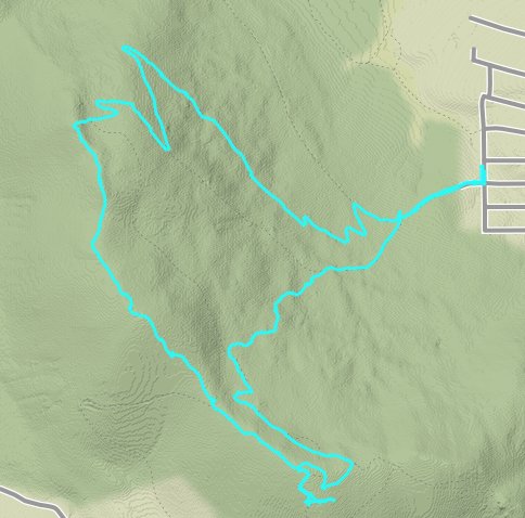 Tahoe Mountain route