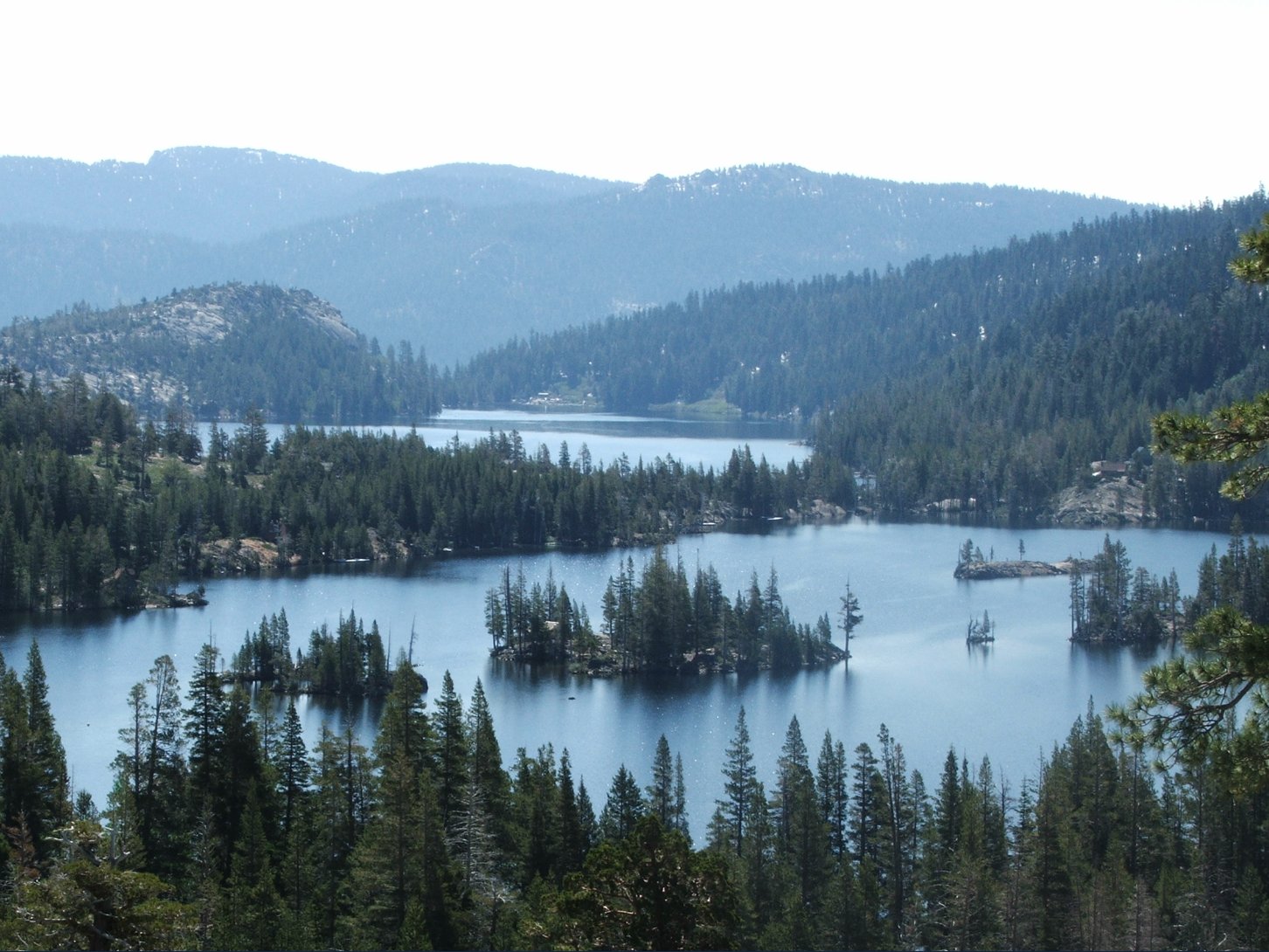 View of Echo Lakes from near start
