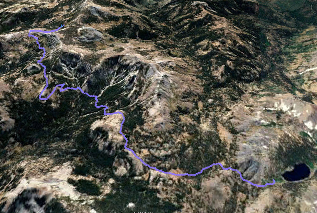 GPS Track of Hike