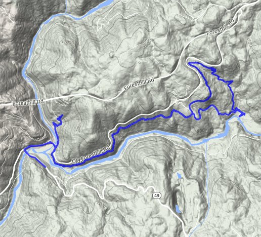 Confluence Trail Route