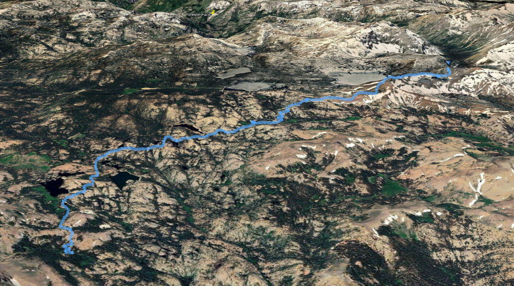 GPS Track of Hike