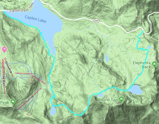Emigrant Lake to Carson Pass Hike