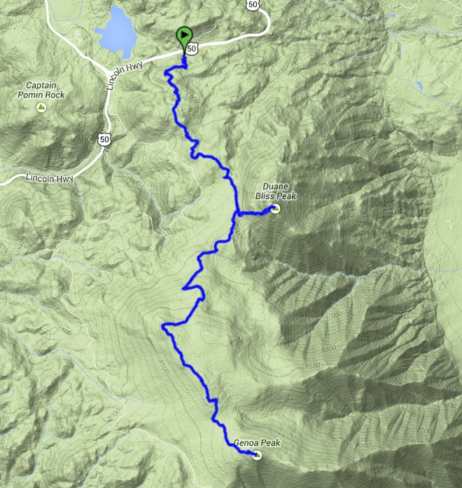 Snow Valley Peak Route