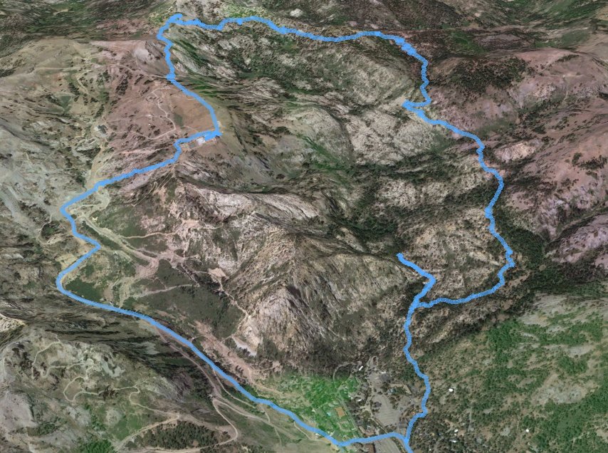 GPS Track of hike