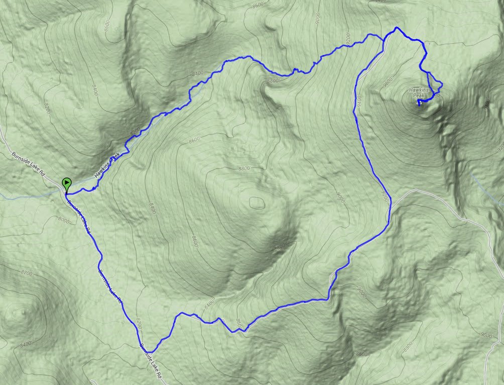 Hawkins Peak Route