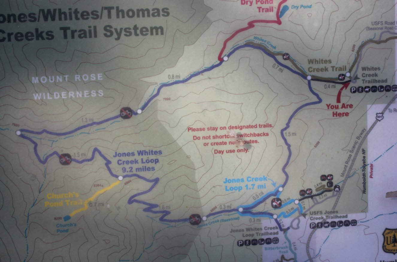 Posted Map of hike