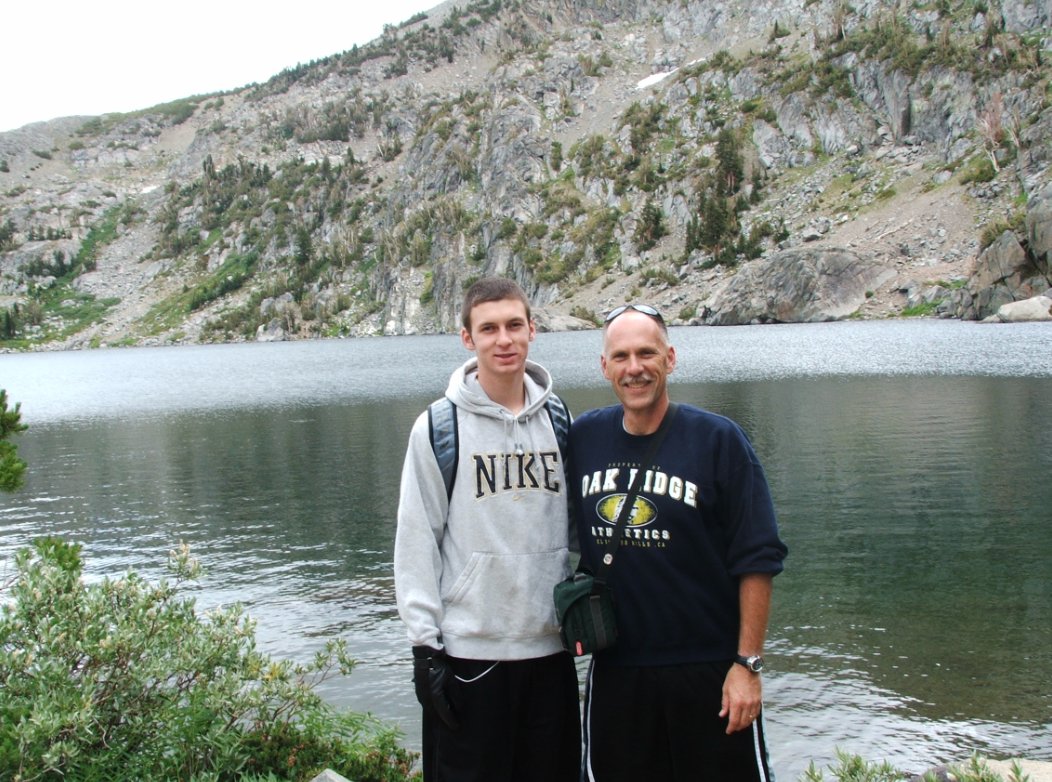 Tristan and I at the lake