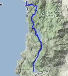 MarletteLake & Flume Trail Route