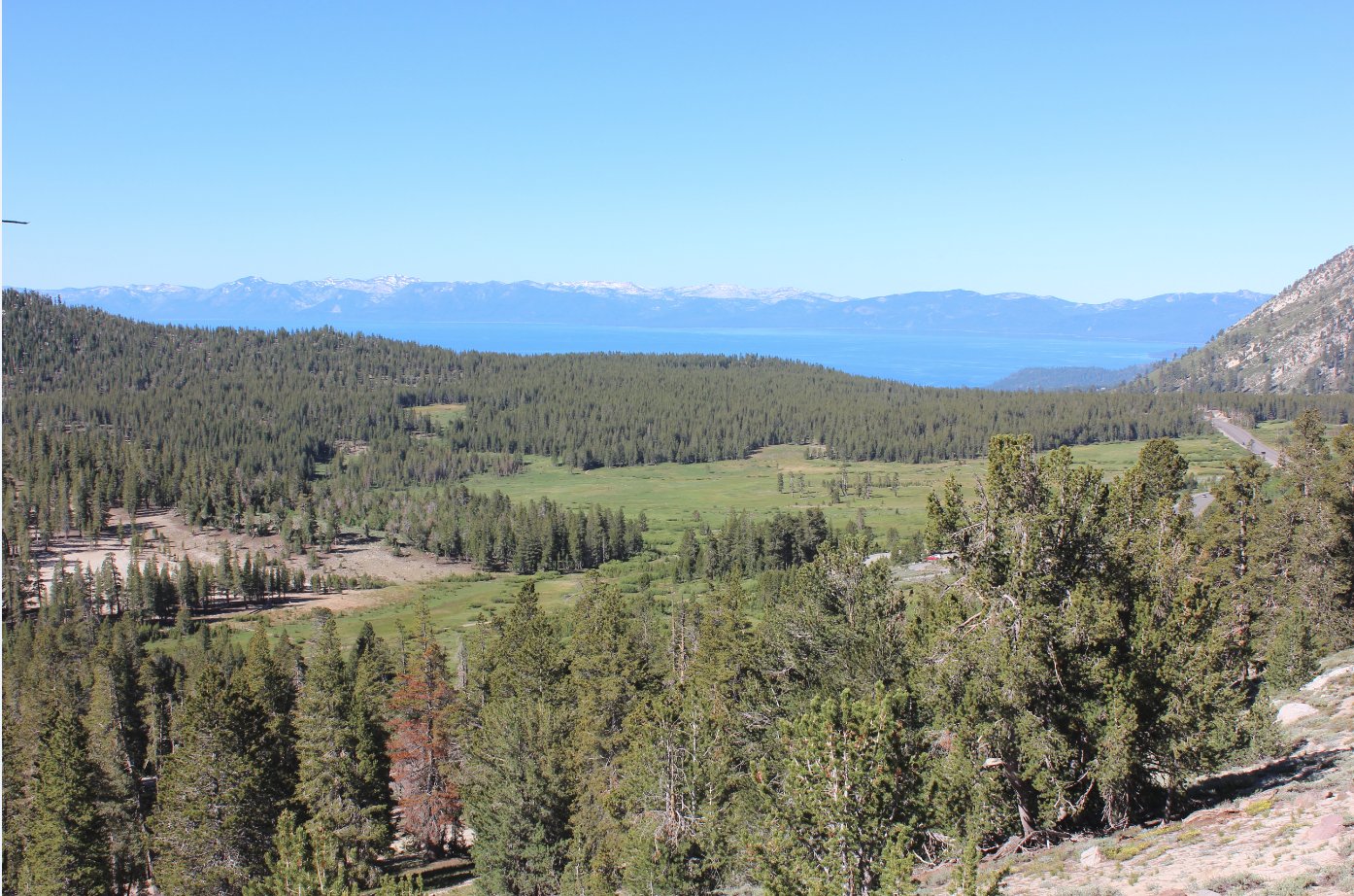 Tahoe Meadows and Lake Tahoe