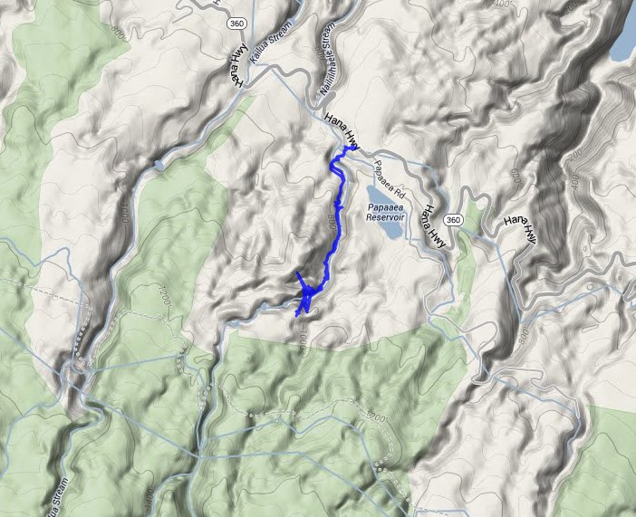 Nailiilihaela Trail Route