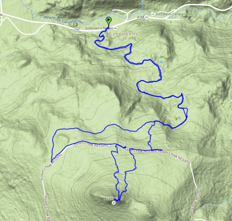 Pickett Peak Route