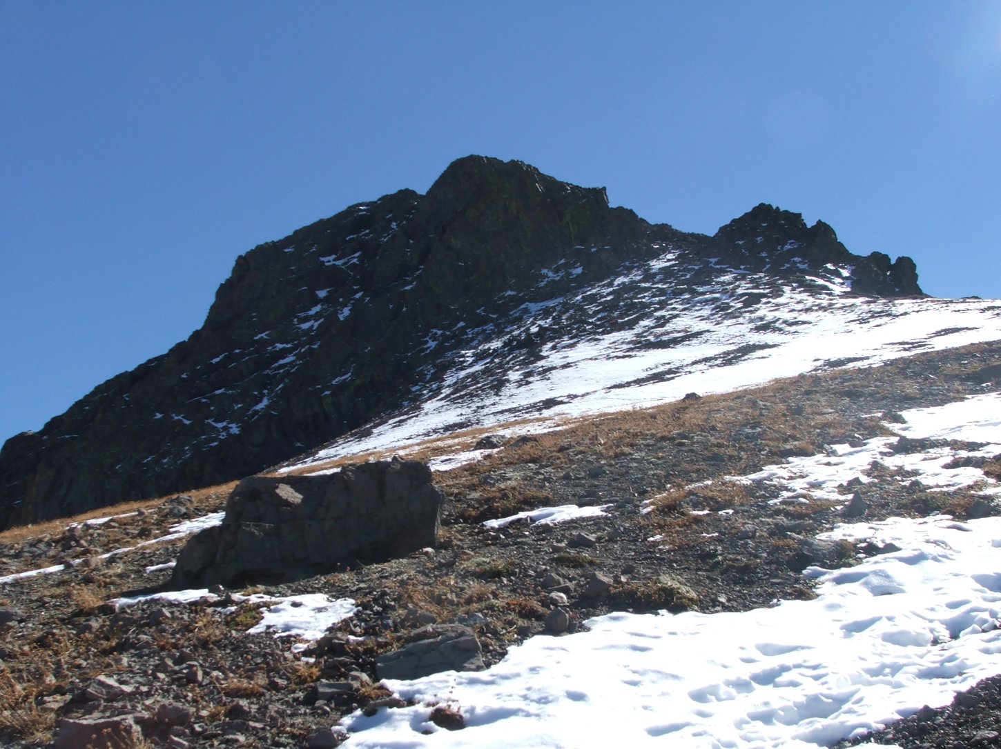 View of the summit